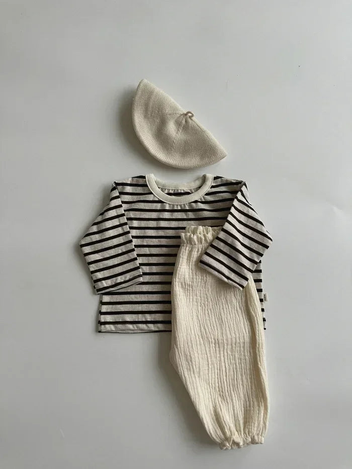 Pantalon Bébé Coton Bio – Mousseline Douce Imprimé Mignon Garçon & Fille 3-6M à 2-3 Ans