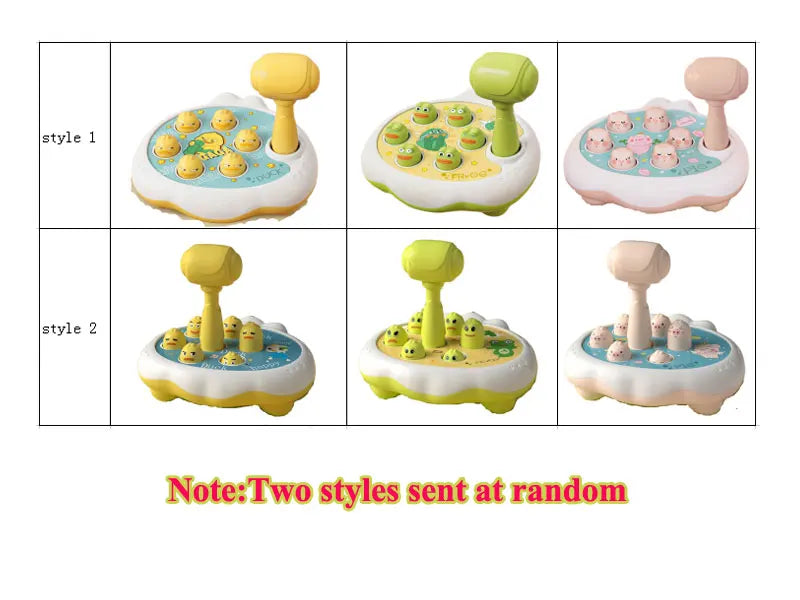 Jeu Marteau Bébé Montessori – Banc à Marteler Encastrement Canard Grenouille Cochon 12-24 Mois