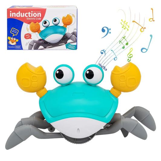 Jouet Crabe Bébé – Crabe Musical Dansant Électronique Capteur Infrarouge 3-6 Ans