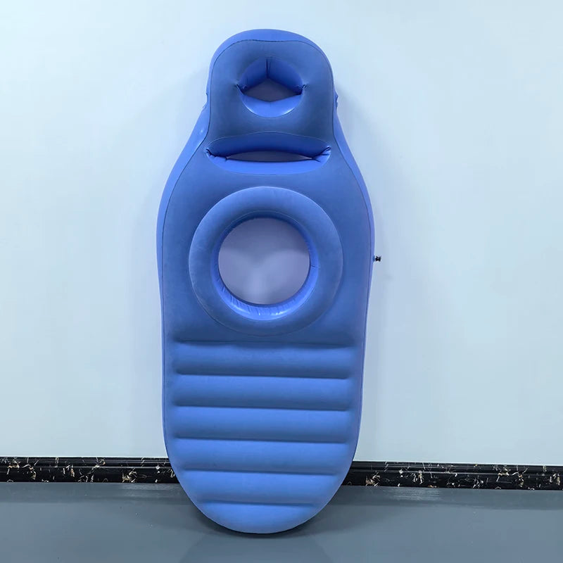 Oreiller Maternité Gonflable avec Trou pour Ventre – Matelas Grossesse Dormir sur le Ventre | Soulage Dos & Hanches