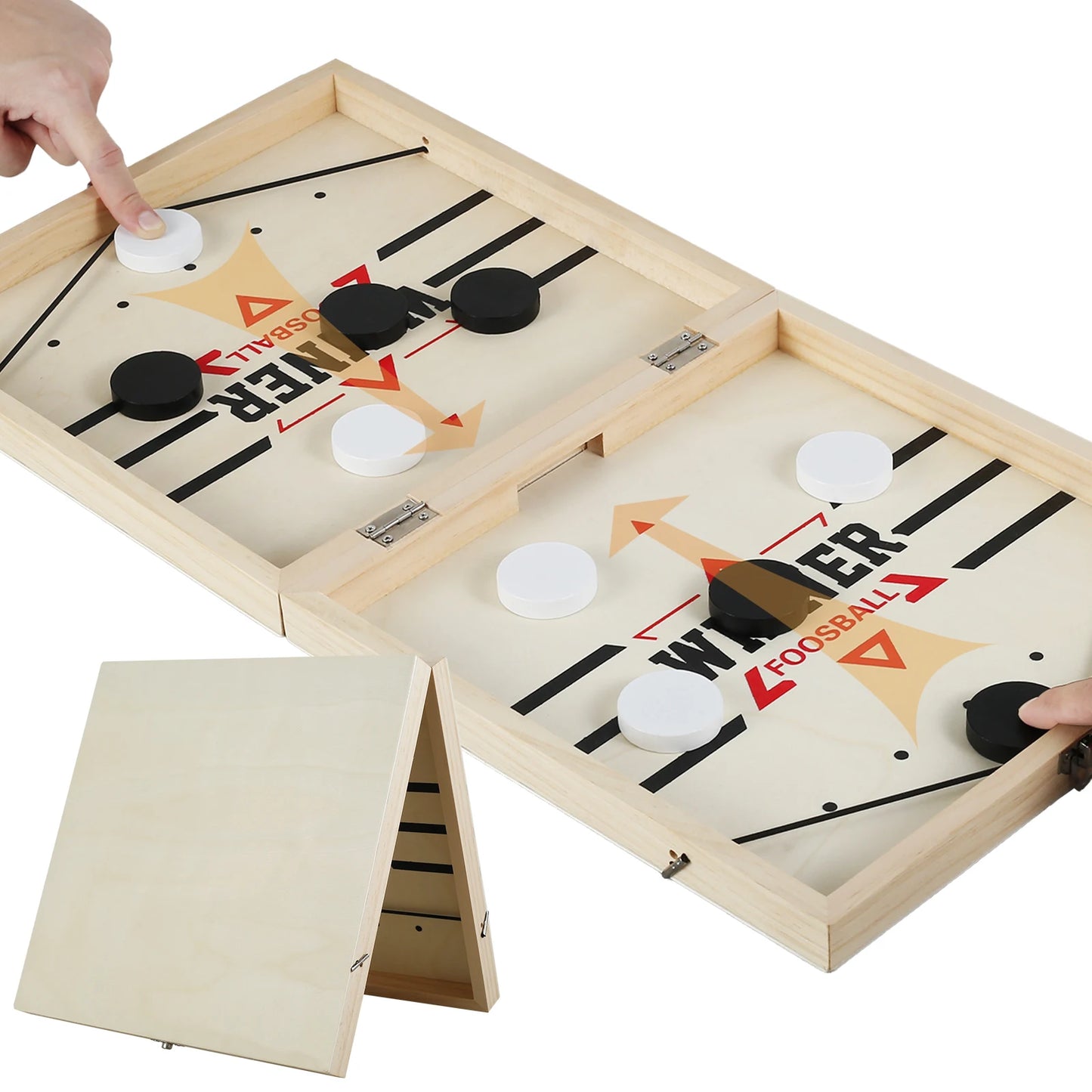 Jeu Sling Puck Hockey Pliable – Jeu de Société Famille Parent-Enfant & Adultes | 3 Tailles