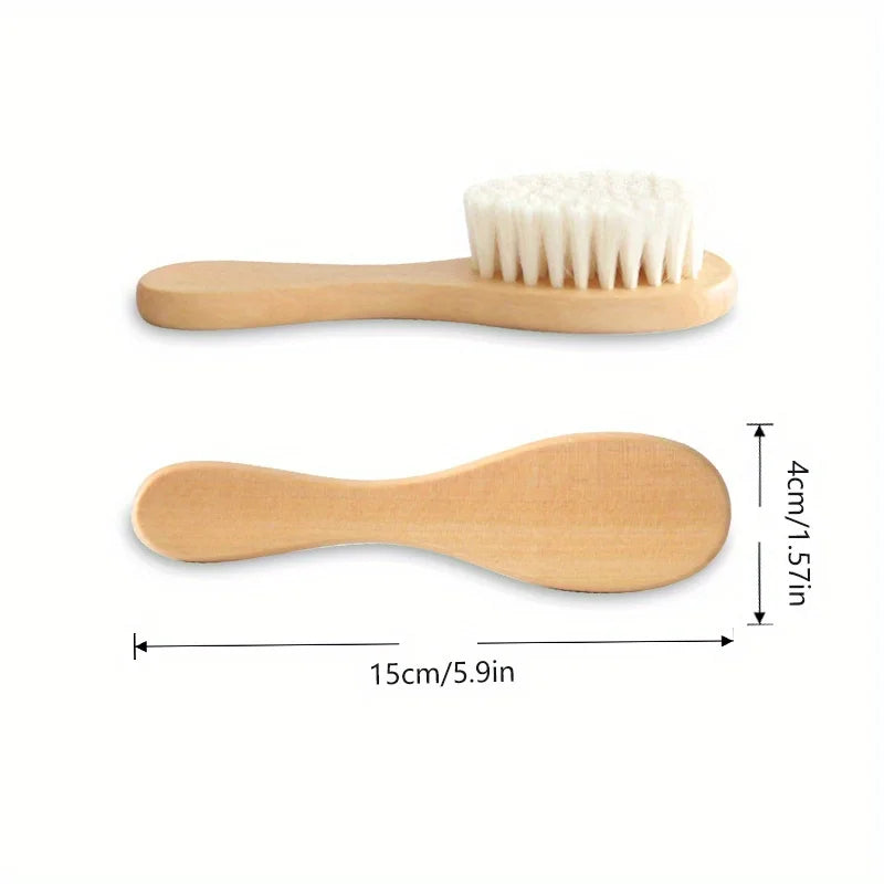 Brosse à Cheveux Bébé Personnalisée Prénom Gravé en Bois – Cadeau Naissance & Baby Shower Original