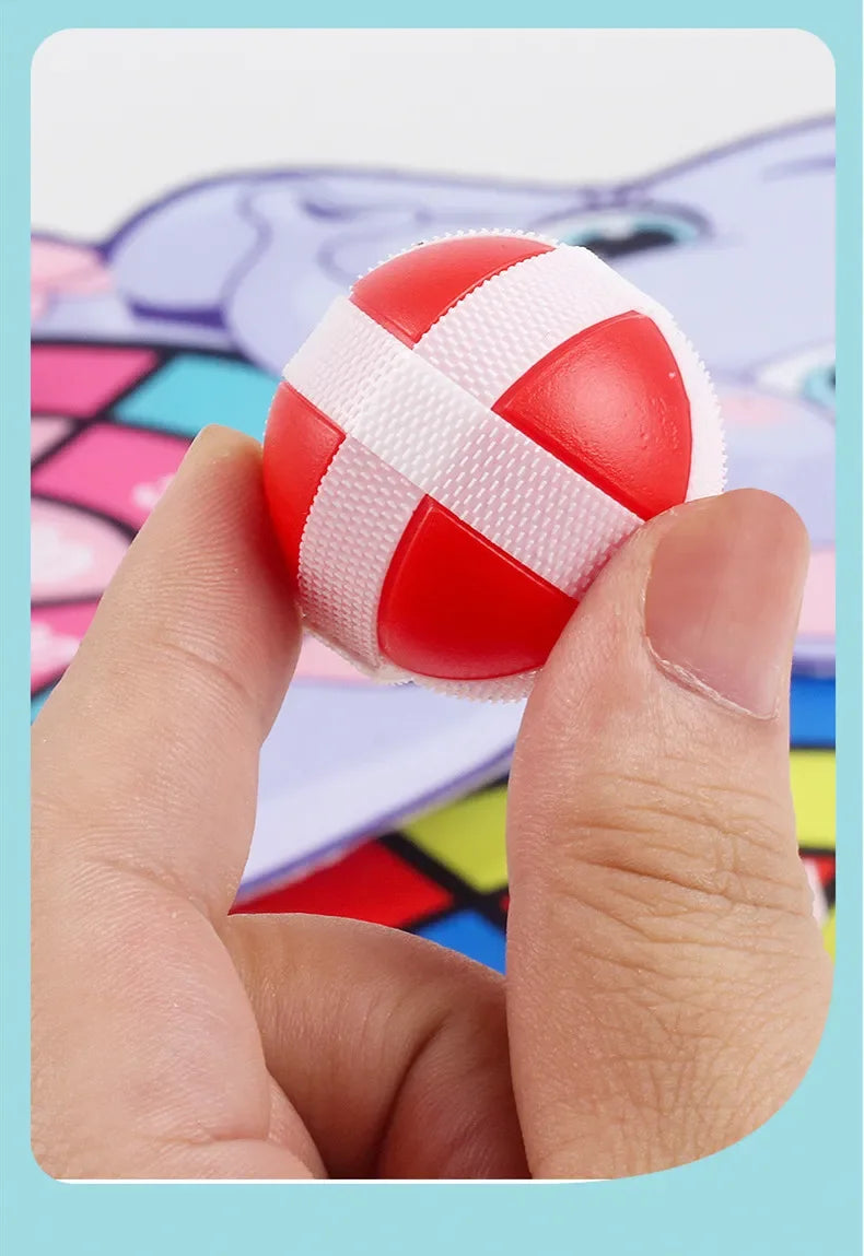 Jeu de Fléchettes Enfant Balle Collante Animal – Cible Montessori Intérieur 3-7 Ans