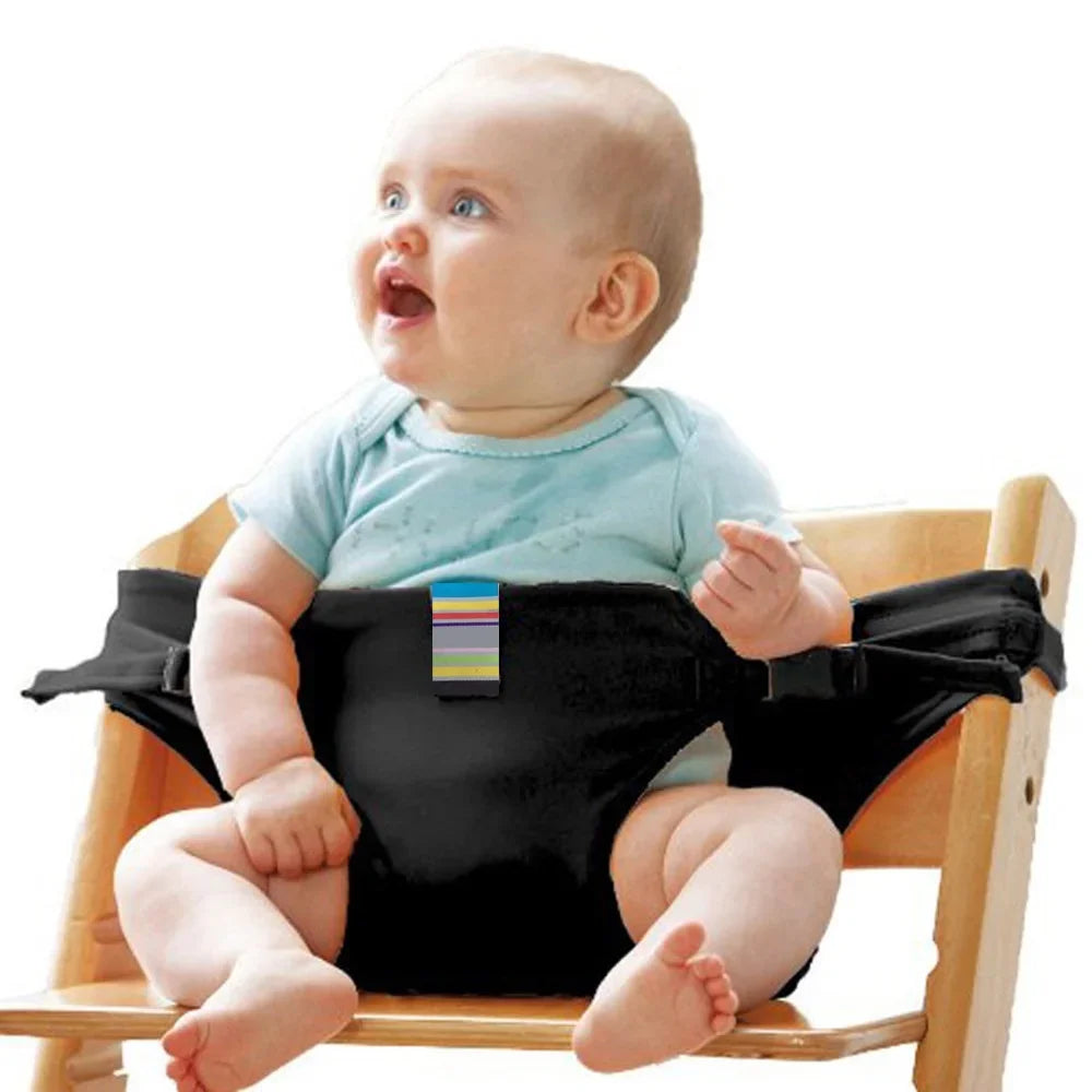 Harnais Sécurité Chaise Bébé Portable Pliable – Anti-Chute Repas 5 Points | 5 Couleurs