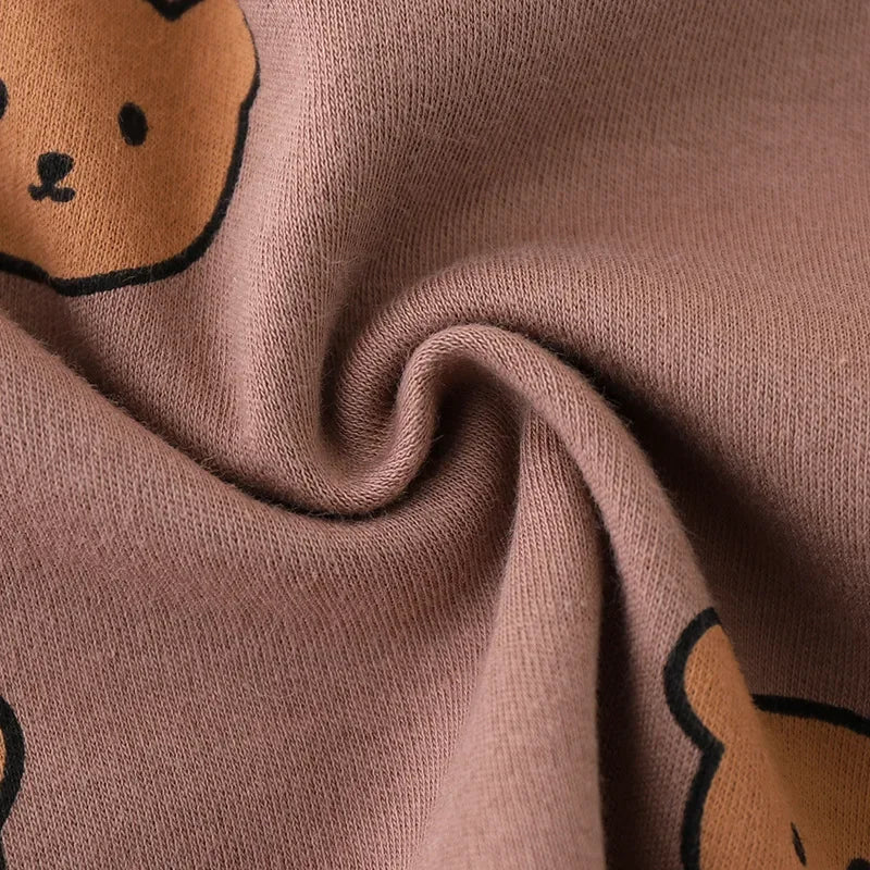 Pyjama Bébé 2 Pièces Coton — Haut Manches Longues & Pantalon, Unisexe Automne Hiver 3M-3 Ans