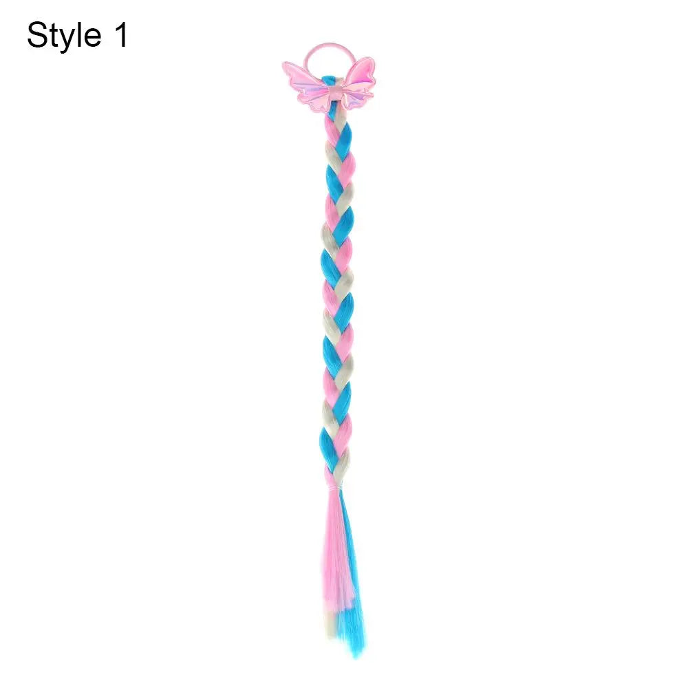 Élastique Cheveux Bébé Fille Arc-en-Ciel – Chouchou Nœud Colore Anti-Glisse Sans Dommage