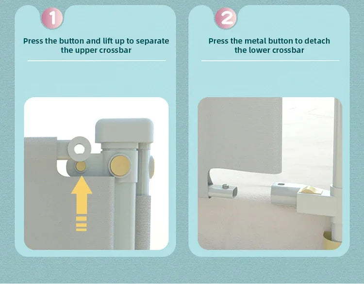 Barrière de Lit Anti-Chute Bébé & Enfant Réglable – Rail de Sécurité Lit 1.5M à 2.0M
