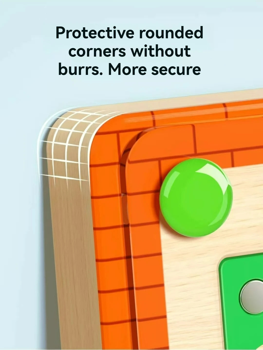 Labyrinthe Magnétique Balle Enfant – Concentration, Logique & Écriture | Puzzle Éducatif Dès 3 Ans | Taille M & L