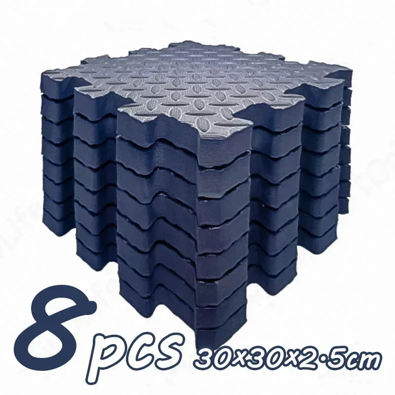 Tapis Puzzle Bébé Épais 2,5cm – Antidérapant Insonorisant Éco-Responsable | 8 Pièces | 11 Couleurs