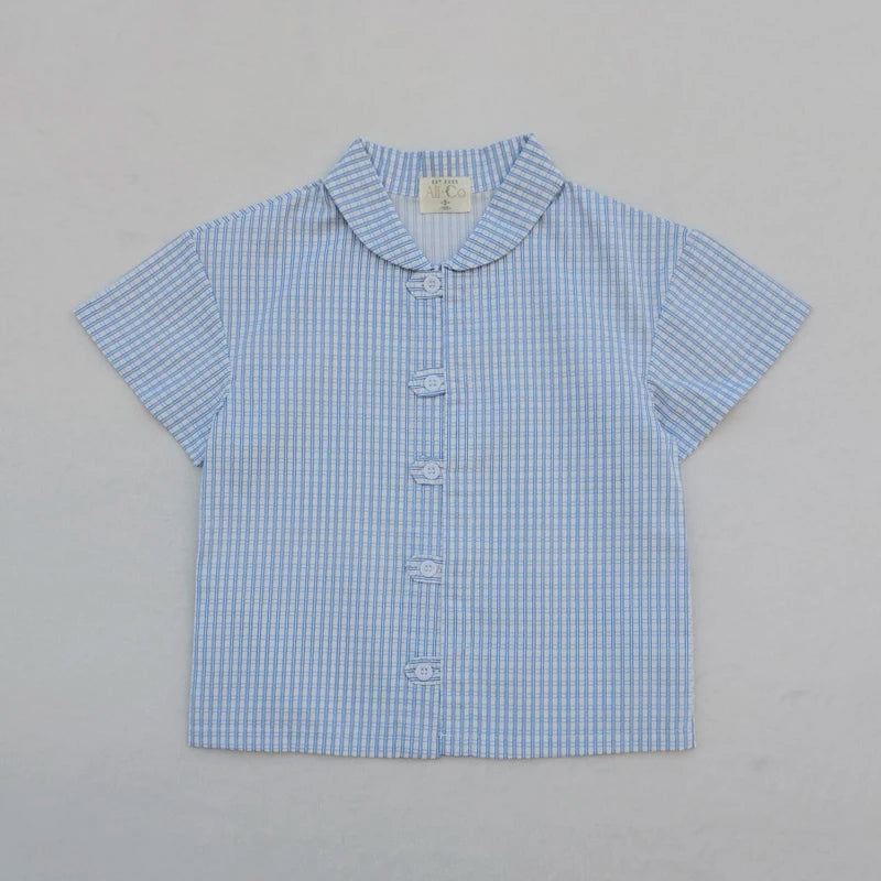 Ali Co SS26 Checkered Shabbos robe collection Baby Toddler Boys Girls Romper Family Matching Clothing