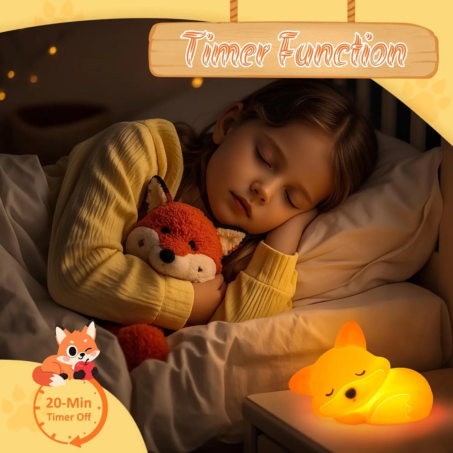 Veilleuse dragon & pingouin silicone — LED Tactile Rechargeable Dimmable | 5 Modèles | Chambre Bébé