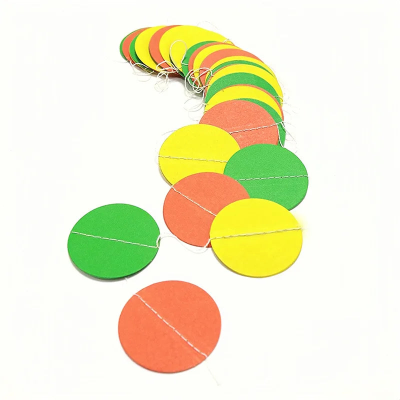 Guirlande Cercles Papier Pastel – Décoration Baby Shower, Anniversaire Enfant & Chambre Bébé
