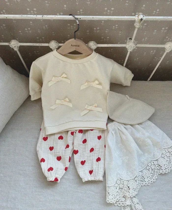 Pantalon Bébé Coton Bio – Mousseline Douce Imprimé Mignon Garçon & Fille 3-6M à 2-3 Ans