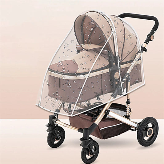 Habillage pluie poussette universel — Housse Transparente Respirante Vent & Soleil | Toutes Marques
