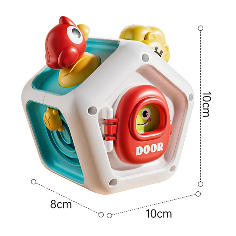 Busy Board Cube Montessori Bébé – Jouet Éducatif Sensoriel Motricité Fine | 5 Modèles | Voyage