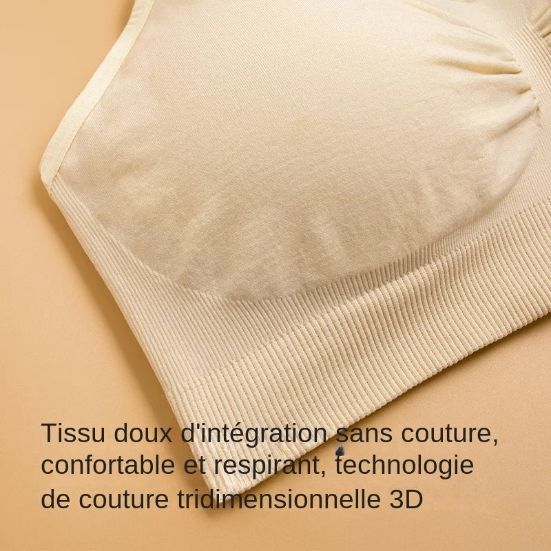 Soutien-Gorge Allaitement Grande Taille Push-Up – Brassière Sans Coutures Forte Poitrine Respirante | Maternité Inclusive