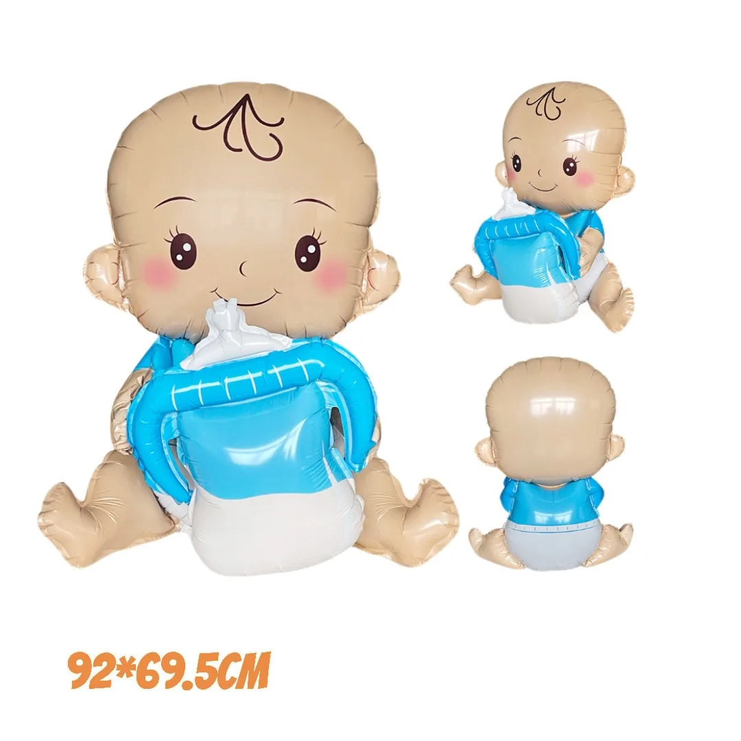 Baby Boy Girl Foil Balloon Gender Reveal Balloon Bear Helium Balloon Baby Shower Gift Kids Birthday Party Wedding Decor Supplies