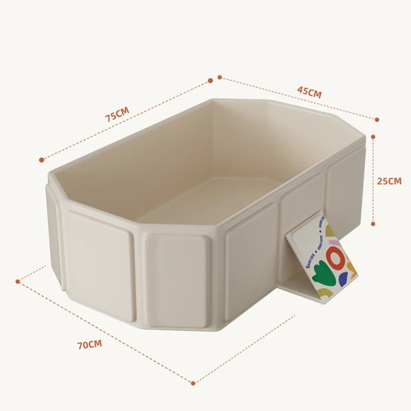Grande Baignoire Bébé Pliable Tout-en-Un – Position Assise & Allongée, Garde au Chaud | 0-5 Ans