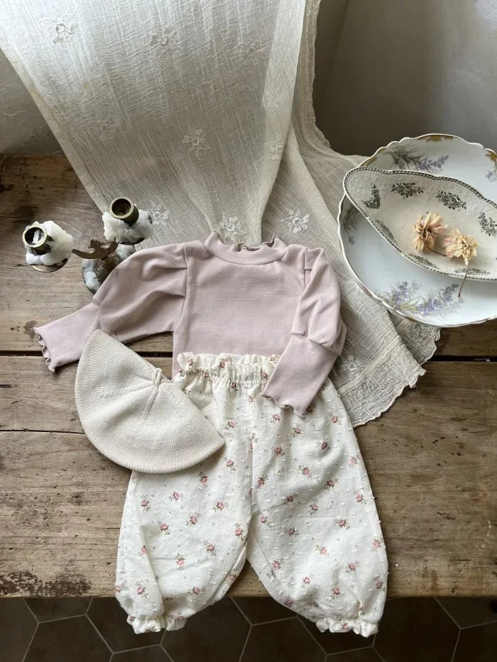 Pantalon Bébé Coton Bio – Mousseline Douce Imprimé Mignon Garçon & Fille 3-6M à 2-3 Ans
