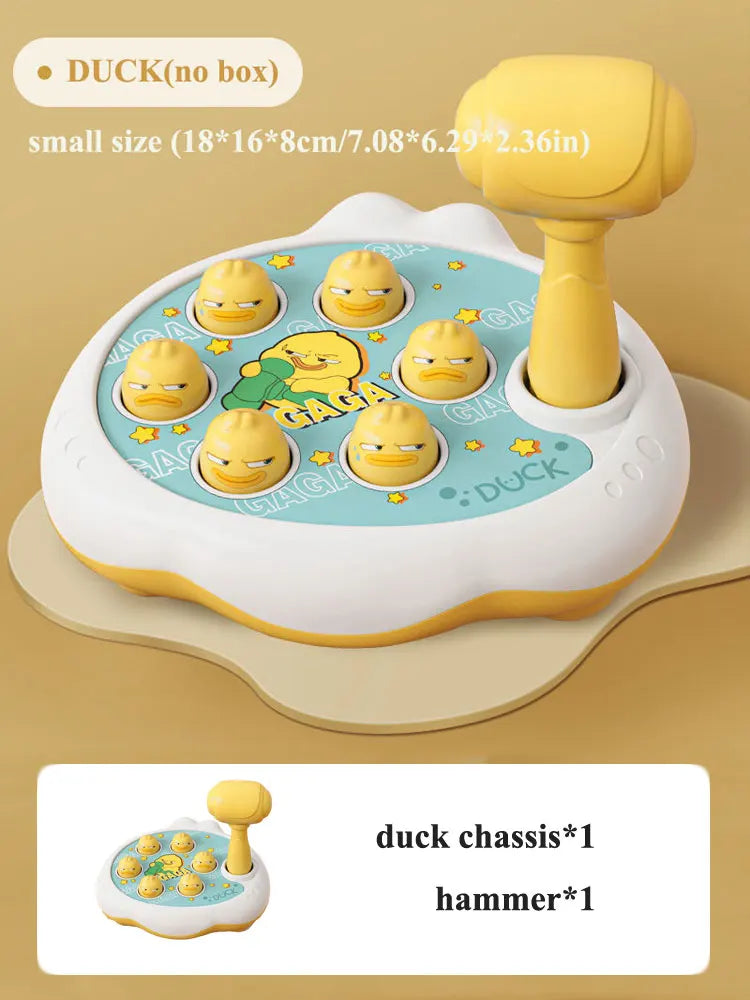 Jeu Marteau Bébé Montessori – Banc à Marteler Encastrement Canard Grenouille Cochon 12-24 Mois