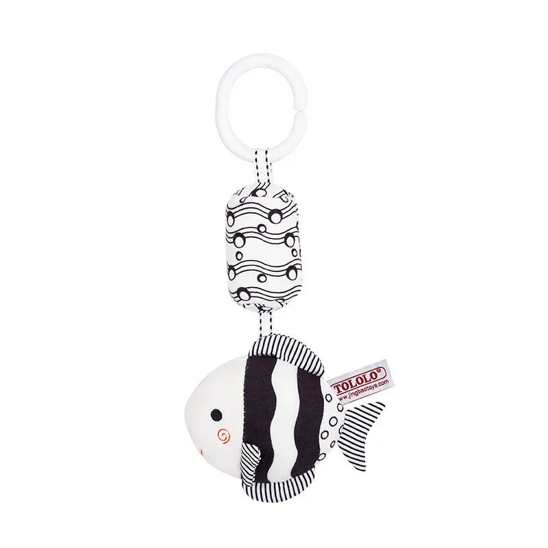 Jouet Poussette Bébé Suspendu Animal – Hochet Lit Siège Auto Éveil Sensoriel Nouveau-Né 0-12 Mois