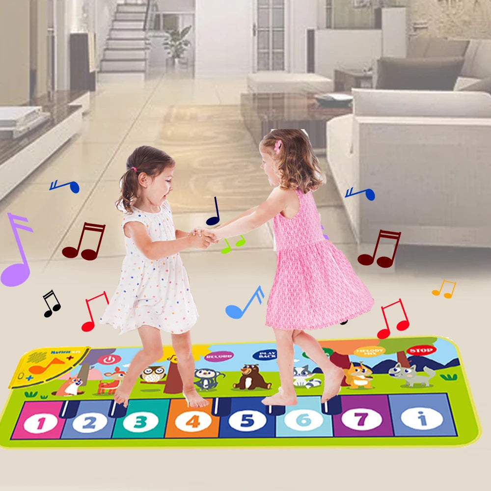 Tapis Piano Musical Enfant – Clavier Danse & Fitness au Sol | Fille & Garçon | 3 Modèles