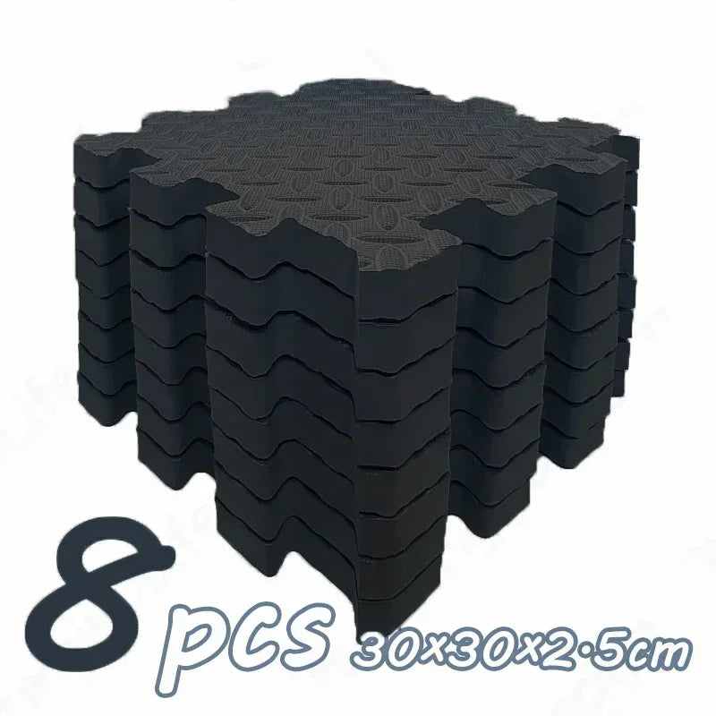 Tapis Puzzle Bébé Épais 2,5cm – Antidérapant Insonorisant Éco-Responsable | 8 Pièces | 11 Couleurs