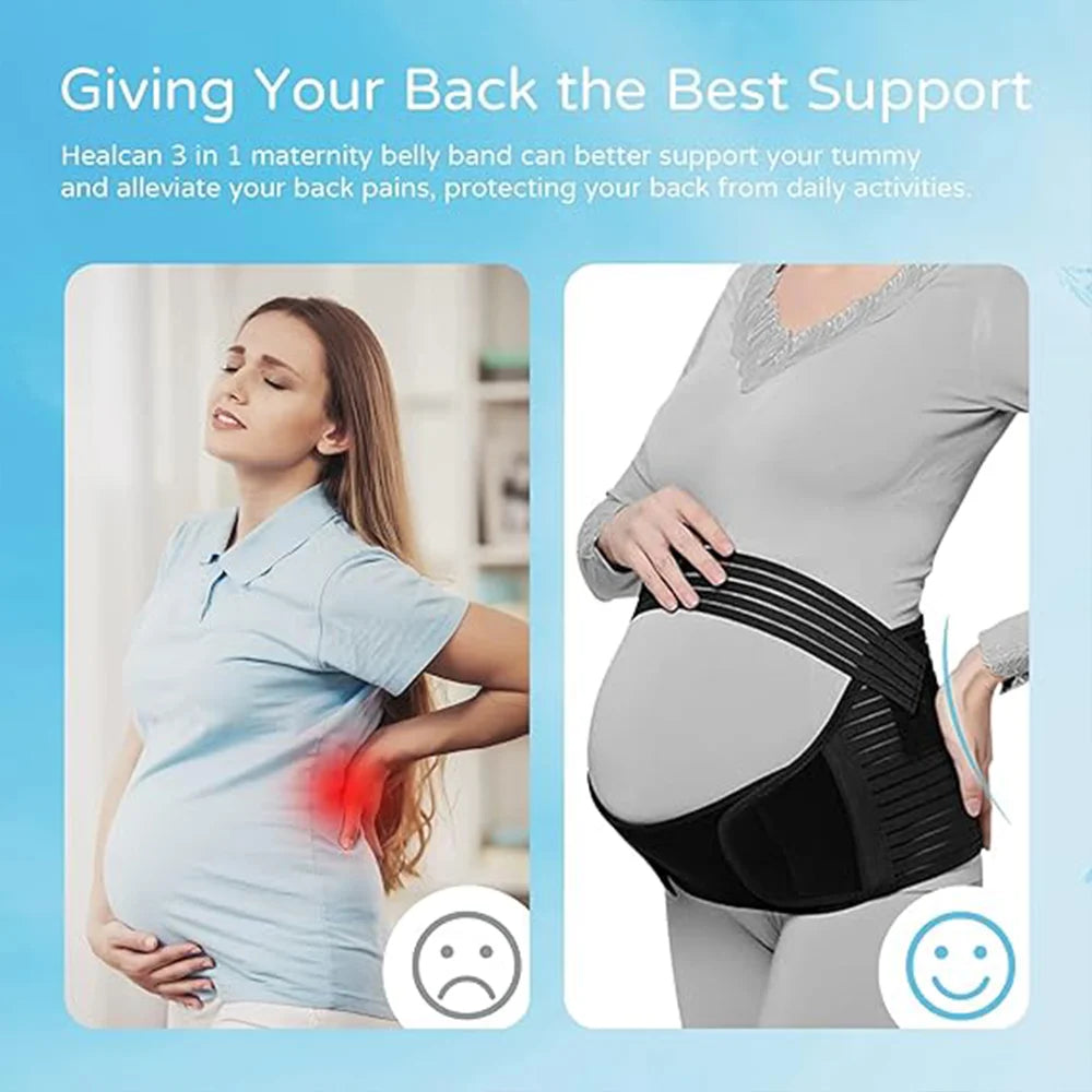 Ceinture de Protection Abdominale Grossesse – Soutien Ventre, Dos & Taille | Femme Enceinte
