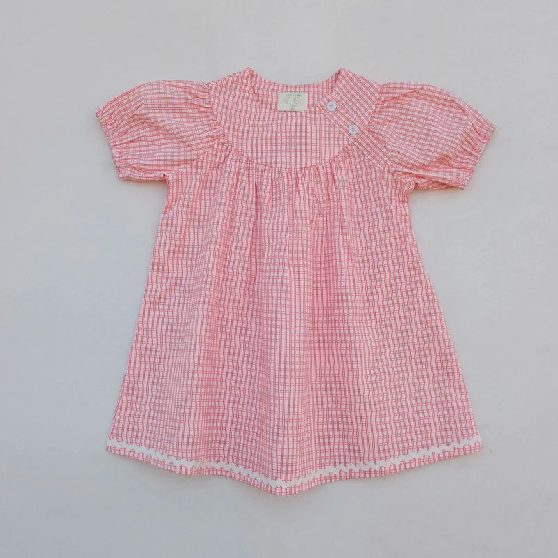 Ali Co SS26 Checkered Shabbos robe collection Baby Toddler Boys Girls Romper Family Matching Clothing
