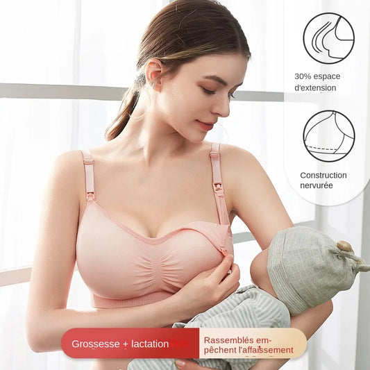 Soutien-Gorge Allaitement Grande Taille Push-Up – Sans Coutures, Respirant & Confortable | Maternité