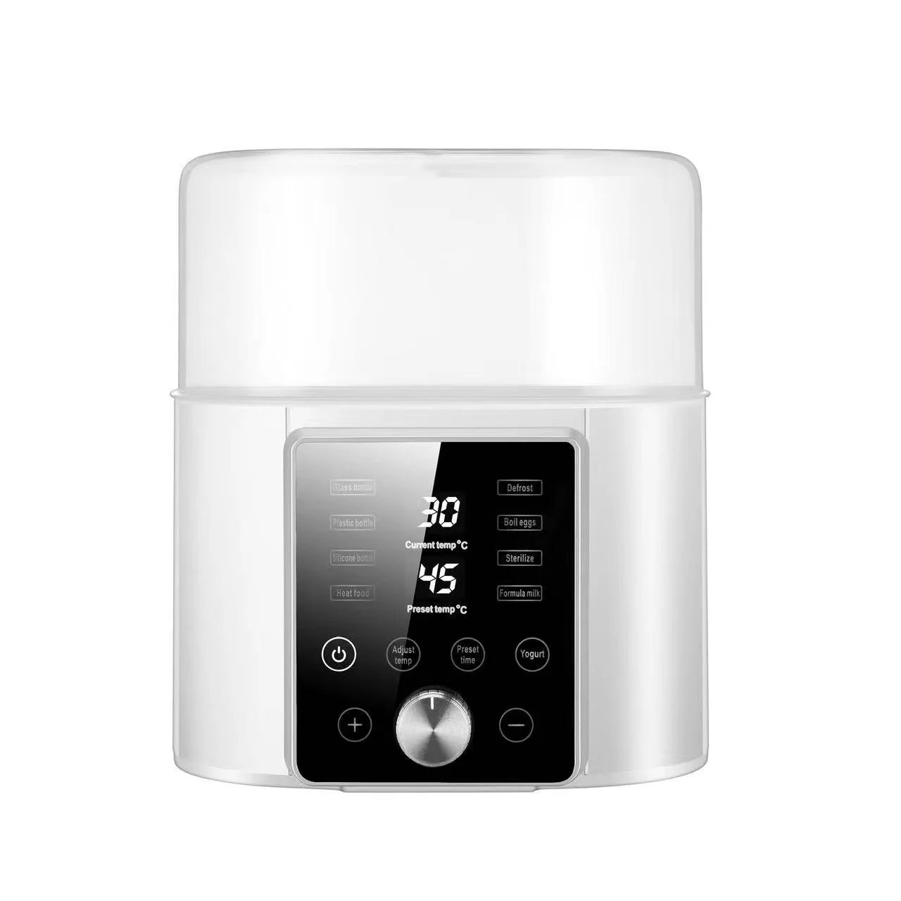 Chauffe-Biberon Double 8 en 1 avec Minuterie – 2 Biberons Simultanés Lait Maternel & Formule