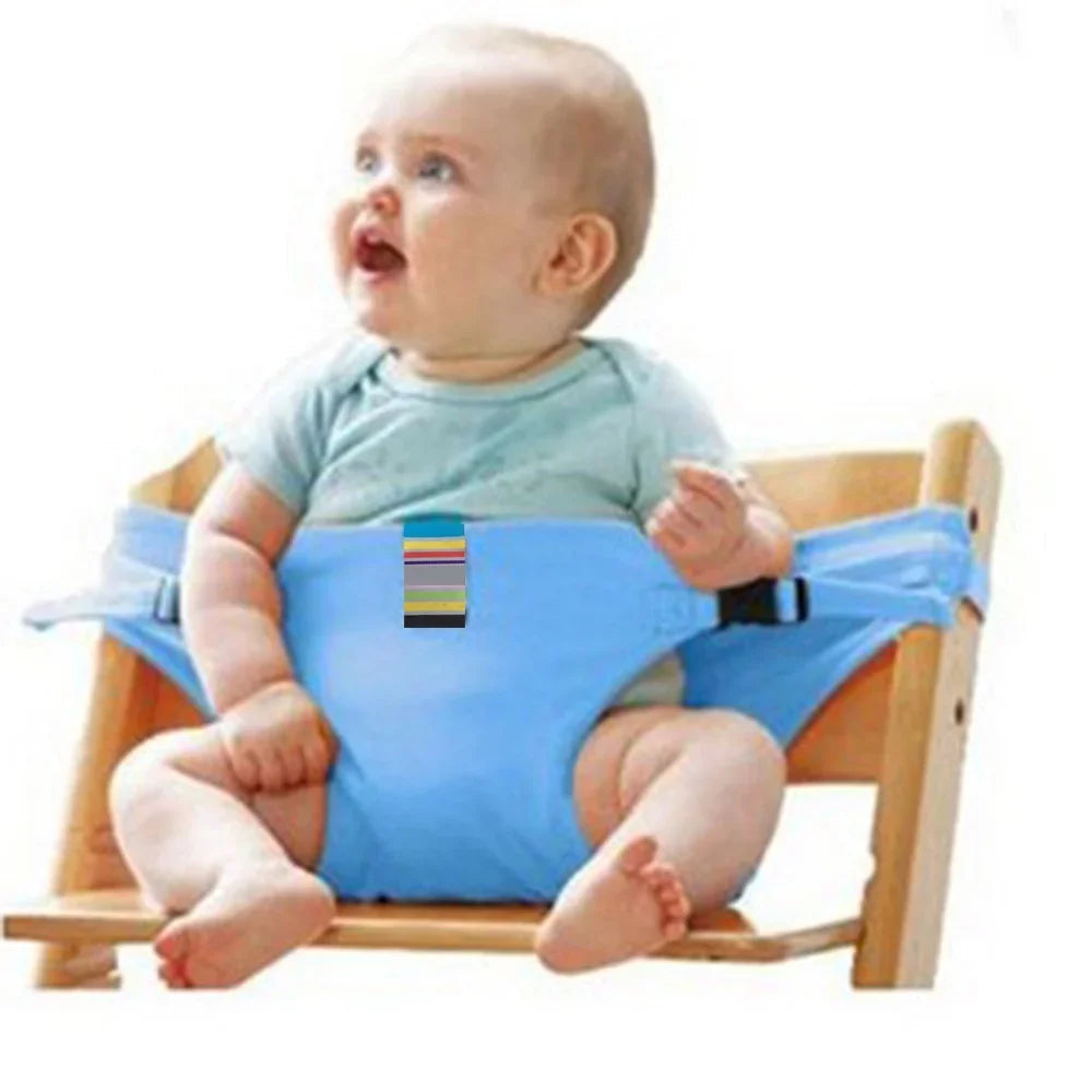 Harnais Sécurité Chaise Bébé Portable Pliable – Anti-Chute Repas 5 Points | 5 Couleurs