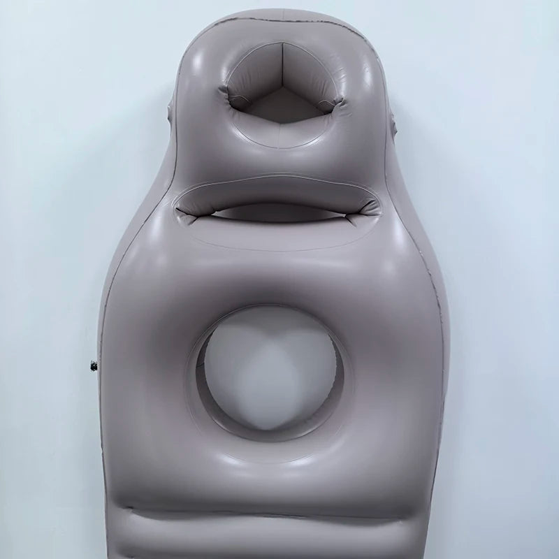 Oreiller Maternité Gonflable avec Trou pour Ventre – Matelas Grossesse Dormir sur le Ventre | Soulage Dos & Hanches