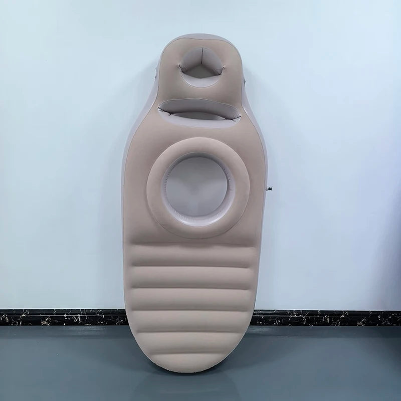Oreiller Maternité Gonflable avec Trou pour Ventre – Matelas Grossesse Dormir sur le Ventre | Soulage Dos & Hanches