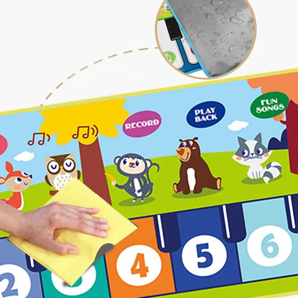 Tapis Piano Musical Enfant – Clavier Danse & Fitness au Sol | Fille & Garçon | 3 Modèles
