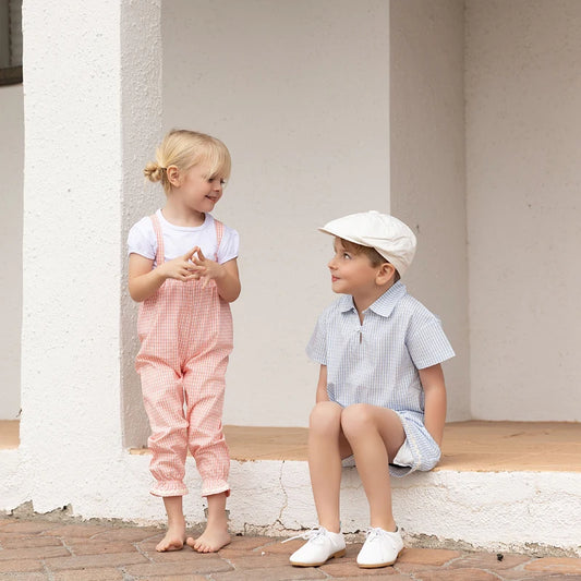Robe Bébé Fille Carreaux Vichy – Tenue Assortie Famille Matchy Matchy Garçon & Fille Été Cérémonie
