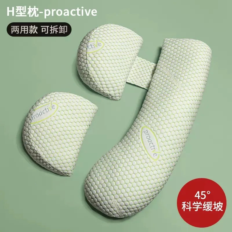 Coussin grossesse en U allaitement 2-en-1 — Oreiller Maternité Soutien Corps Complet | Sommeil & Allaitement