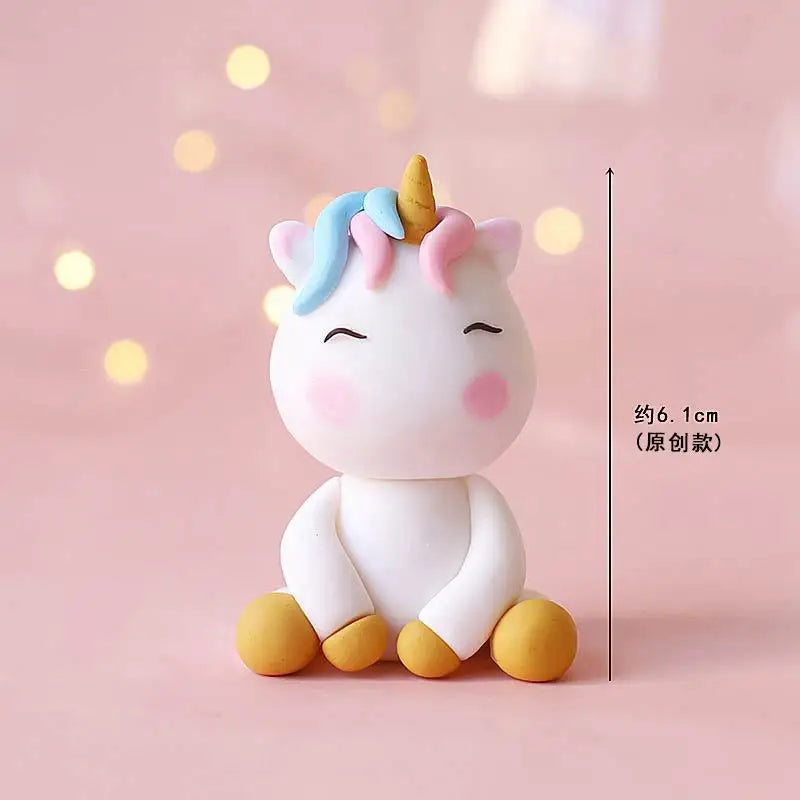 Cake Topper Licorne Arc-en-Ciel – Décoration Gâteau Anniversaire Fille 16 18 Ans & Baby Shower