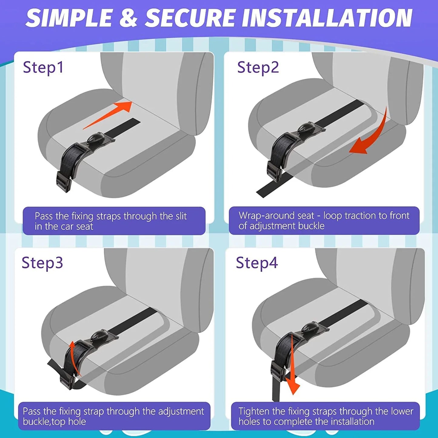 Adaptateur Ceinture de Sécurité Voiture Femme Enceinte – Protecteur Ventre Homologué | Confort Grossesse