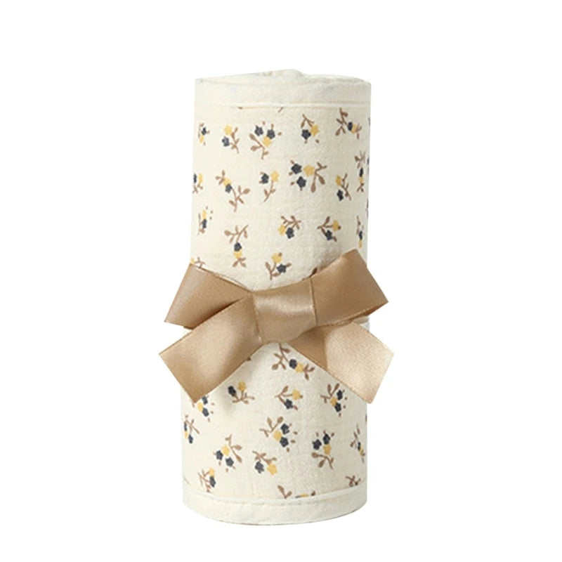 Tour de lit bébé complet — Coton 4 Pièces Protection Barreaux | Chambre Fille & Garçon