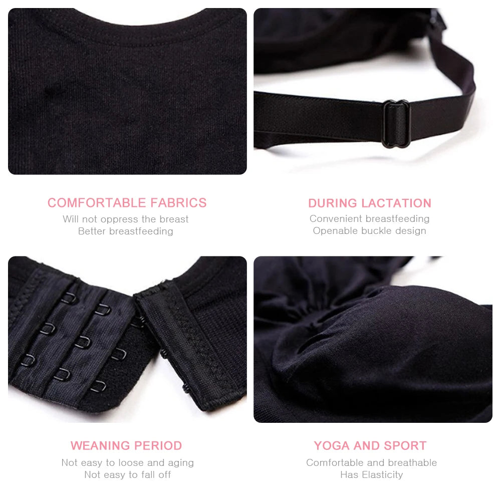 Soutien-Gorge Tire-Lait Mains Libres — Allaitement & Pompage, Port Toute la Journée