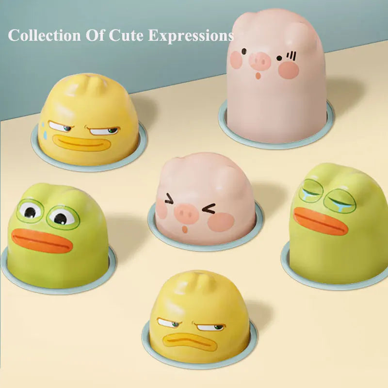 Jeu Marteau Bébé Montessori – Banc à Marteler Encastrement Canard Grenouille Cochon 12-24 Mois