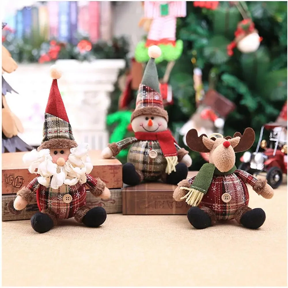 Figurine Père Noël Décorative Table – Poupée Noël Intérieur Tendance 2025, Cadeau Fêtes Nouvel An