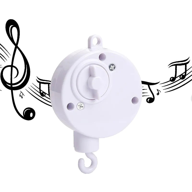 Mobile Hochet Bois & Crochet Bébé – Cloche Lit Étoiles & Pendentifs | Support Nuage | 27 Modèles