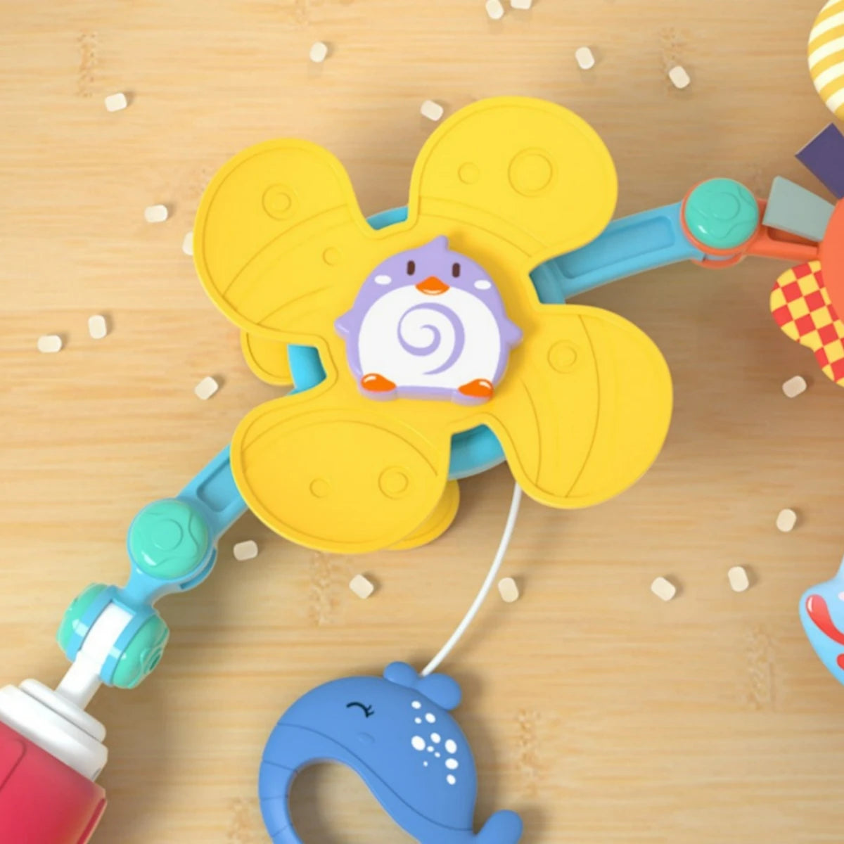Hochet Bébé Arc Pliable Interactif – Jouet Éveil Lit & Poussette ABS+PP | 3 Styles | 0-24 Mois