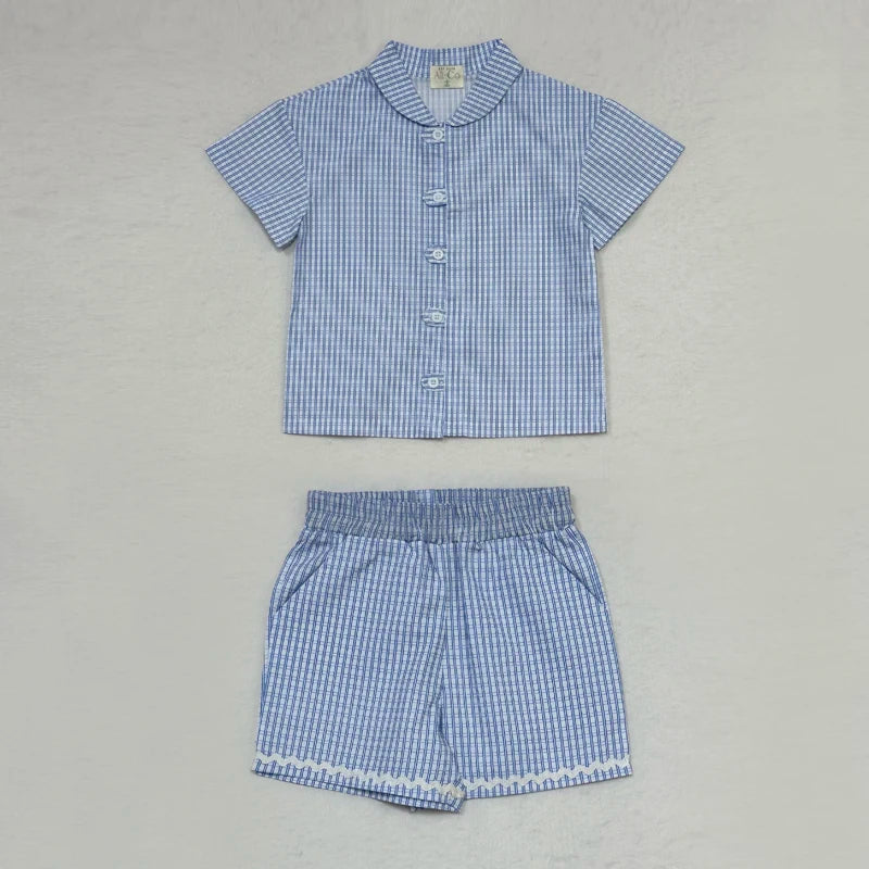 Ali Co SS26 Checkered Shabbos robe collection Baby Toddler Boys Girls Romper Family Matching Clothing