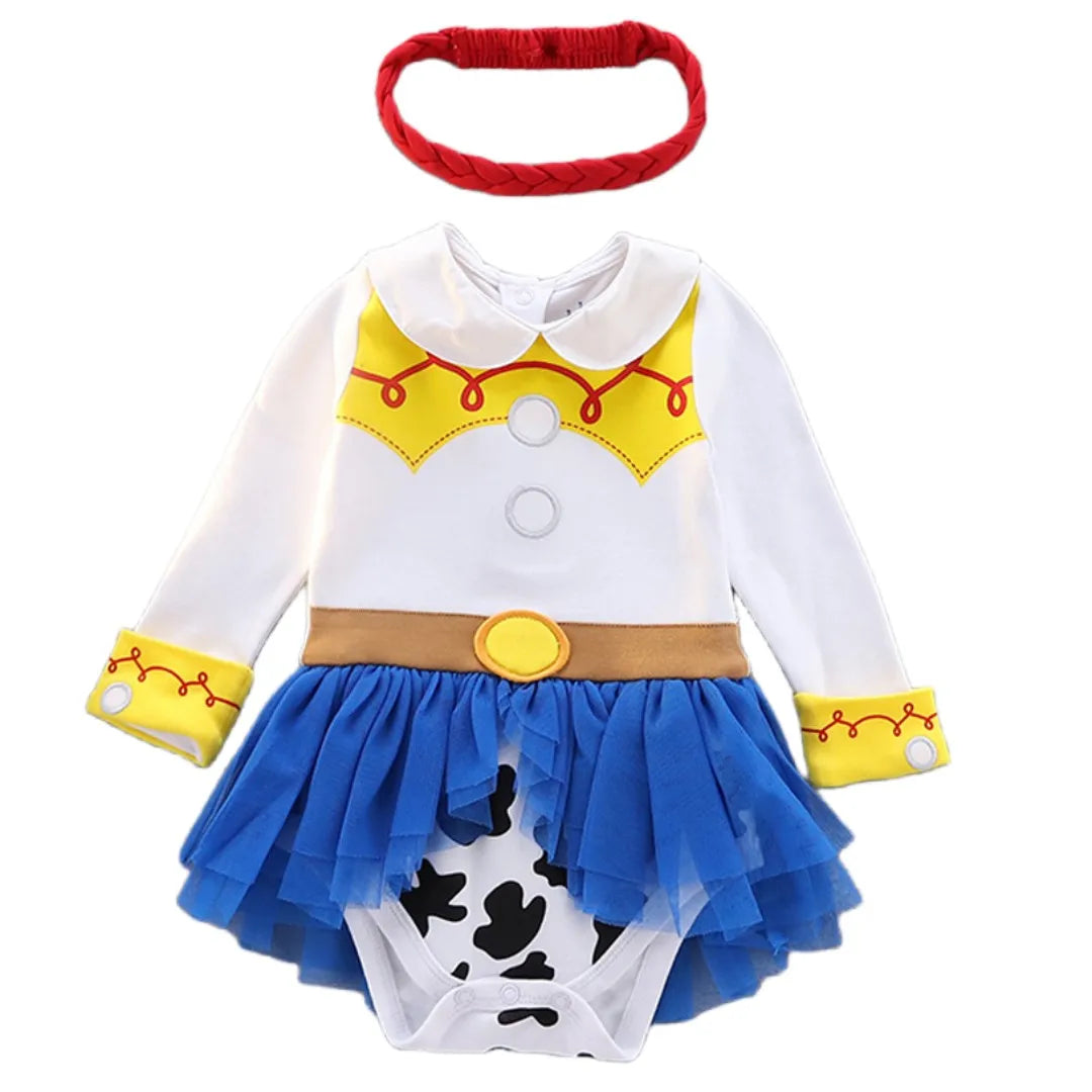 Robe Tutu Princesse Bébé Fille avec Bandeau – Tenue Anniversaire, Baptême & Cérémonie 3-18 Mois