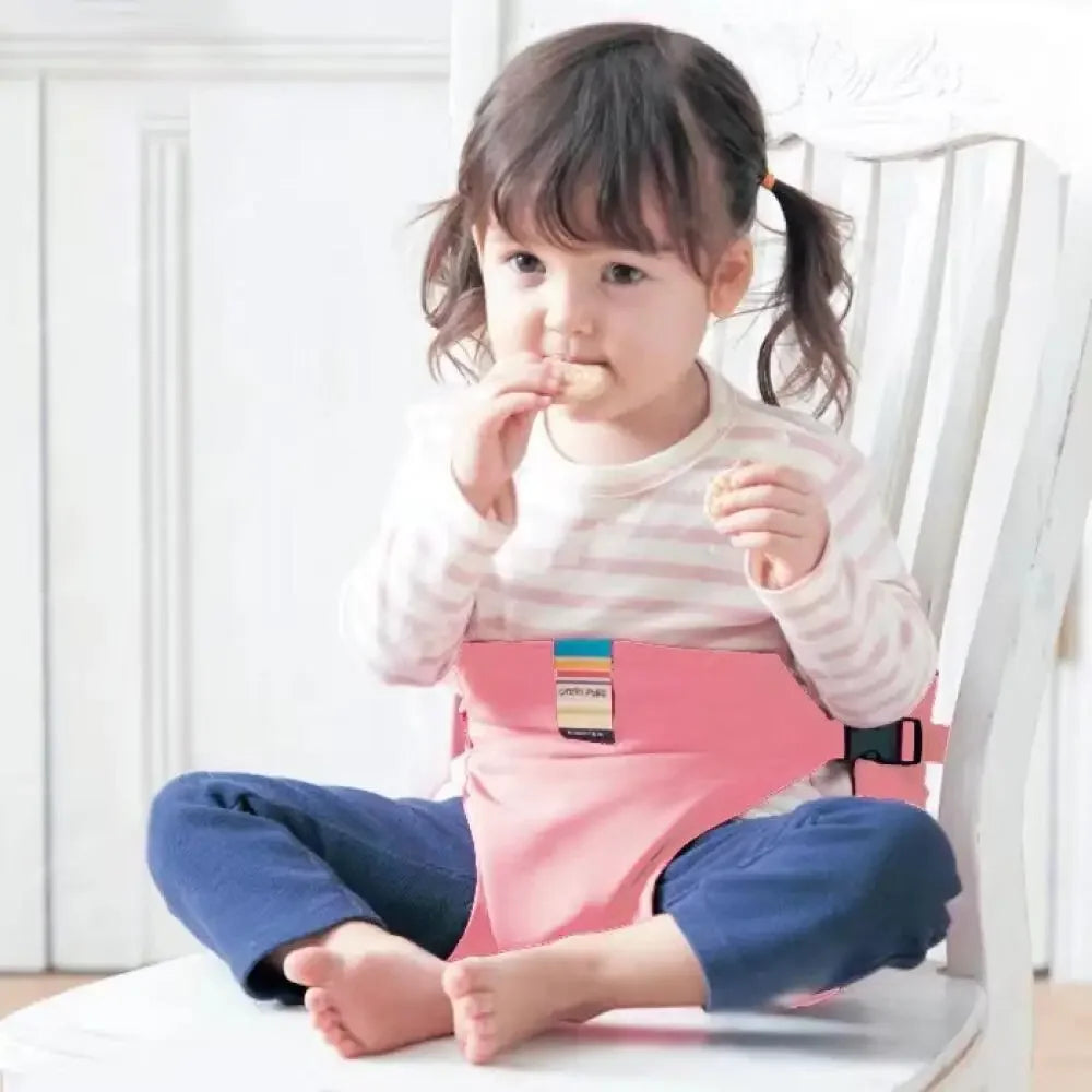 Harnais Sécurité Chaise Bébé Portable Pliable – Anti-Chute Repas 5 Points | 5 Couleurs
