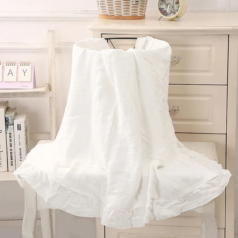 Couverture Bébé Mousseline Coton – Lange Emmaillotage Nouveau-Né Doux