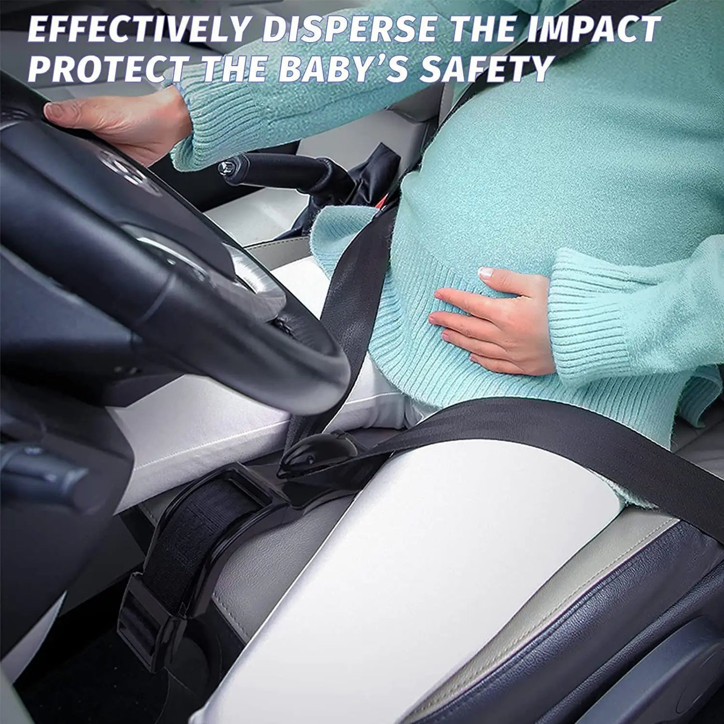Adaptateur Ceinture de Sécurité Voiture Femme Enceinte – Protecteur Ventre Homologué | Confort Grossesse